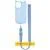 Чохол TPU GETMAN Cat with straps для Apple iPhone 16e (6.1") Blue
