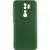 Чохол TPU GETMAN Liquid Silk Full Camera для Xiaomi Redmi 9 Зелений / Dark green