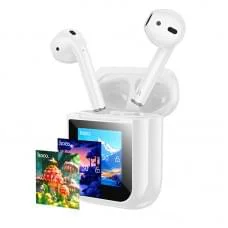 Бездротові TWS навушники Hoco EW80 Magnificent with Touch Screen White