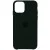 Чохол Silicone Case (AA) для Apple iPhone 11 Pro Max (6.5") Зелений / Black Green