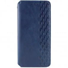 Шкіряний чохол-книжка GETMAN Cubic (PU) для Xiaomi Redmi Note 13 Pro 4G / Poco M6 Pro 4G Синій