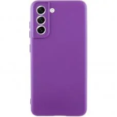 Чохол TPU GETMAN Liquid Silk Full Camera для Samsung Galaxy S22+ Фіолетовий / Purple