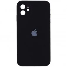 Чохол Silicone Case Square Full Camera Protective (AA) для Apple iPhone 11 (6.1") Чорний / Black Чохол Silicone Case Square Full Camera Protective (AA) для Apple iPhone 11 (6.1") Чорний / Black