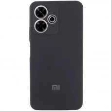 Чохол Silicone Cover Lakshmi Full Camera (AAA) with Logo для Xiaomi Redmi 13 4G / Poco M6 4G Чорний / Black