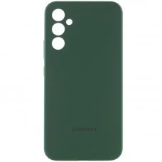 Чохол Silicone Cover Lakshmi Full Camera (AAA) with Logo для Samsung Galaxy A35 Зелений / Cyprus Green