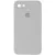 Чохол Silicone Case Square Full Camera Protective (AA) для Apple iPhone 7/8/SE (2020) (4.7") Сірий / Light Grey