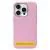 Шкіряний чохол Leather Case Metal Buttons для Samsung Galaxy A55 Light Pink