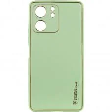Шкіряний чохол Xshield для Xiaomi Redmi 13C / Poco C65 Зелений / Pistachio