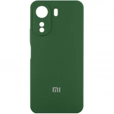 Чохол Silicone Cover Lakshmi Full Camera (AAA) with Logo для Xiaomi Redmi Note 14 Pro+ Зелений / Cyprus Green