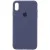 Чохол Silicone Case Full Protective (AA) для Apple iPhone X / XS (5.8") Темно-синій / Midnight blue Чохол Silicone Case Full Protective (AA) для Apple iPhone X / XS (5.8") Темно-синій / Midnight blue