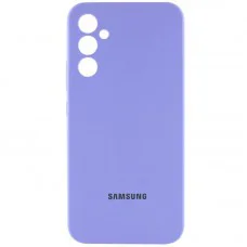 Чохол Silicone Cover Lakshmi Full Camera (AA) with logo для Samsung Galaxy A55 Бузковий / Dasheen