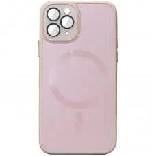 Чохол TPU+Glass Sapphire Midnight with MagSafe для Apple iPhone 14 Pro (6.1") Рожевий / Pink Sand