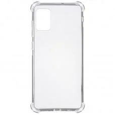 TPU чохол GETMAN Ease logo посилені кути для Samsung Galaxy A71 Безбарвний (прозорий)