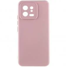 Чохол TPU GETMAN Liquid Silk Full Camera для Xiaomi 13 Pro Рожевий / Pink Sand