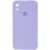Чохол Silicone Case Square Full Camera Protective (AA) для Apple iPhone XR (6.1") Бузковий / Dasheen