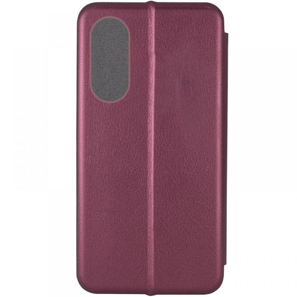 Шкіряний чохол-книжка Classy для Oppo A38 / A18 Бордовий