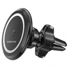 Автотримач з БЗП Borofone BH45 магнітний (PD 15W) Чорний