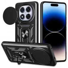 Чохол Ummi Camshield Serge Ring для Xiaomi Redmi Note 14 Pro+ Чорний