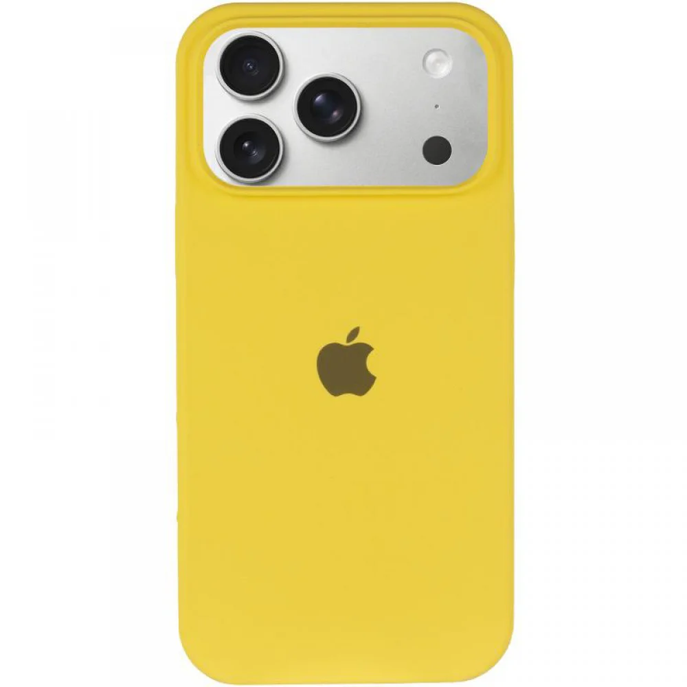 Чохол Silicone Case Full Protective (AA) для Apple iPhone 17 Pro Max (6.9") Жовтий / Yellow