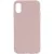 Чохол Silicone Case Full Protective (AA) NO LOGO для Apple iPhone X / XS (5.8") Рожевий / Chalk Pink