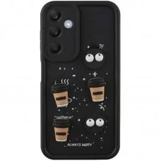 Чохол TPU Toys Case для Samsung Galaxy A36 5G Black / Always Happy Чохол TPU Toys Case для Samsung Galaxy A36 5G Black / Always Happy