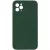 Чохол Silicone Case Square Full Camera Protective (AA) NOLOGO для Apple iPhone 11 Pro Max (6.5") Зелений / Cyprus Green