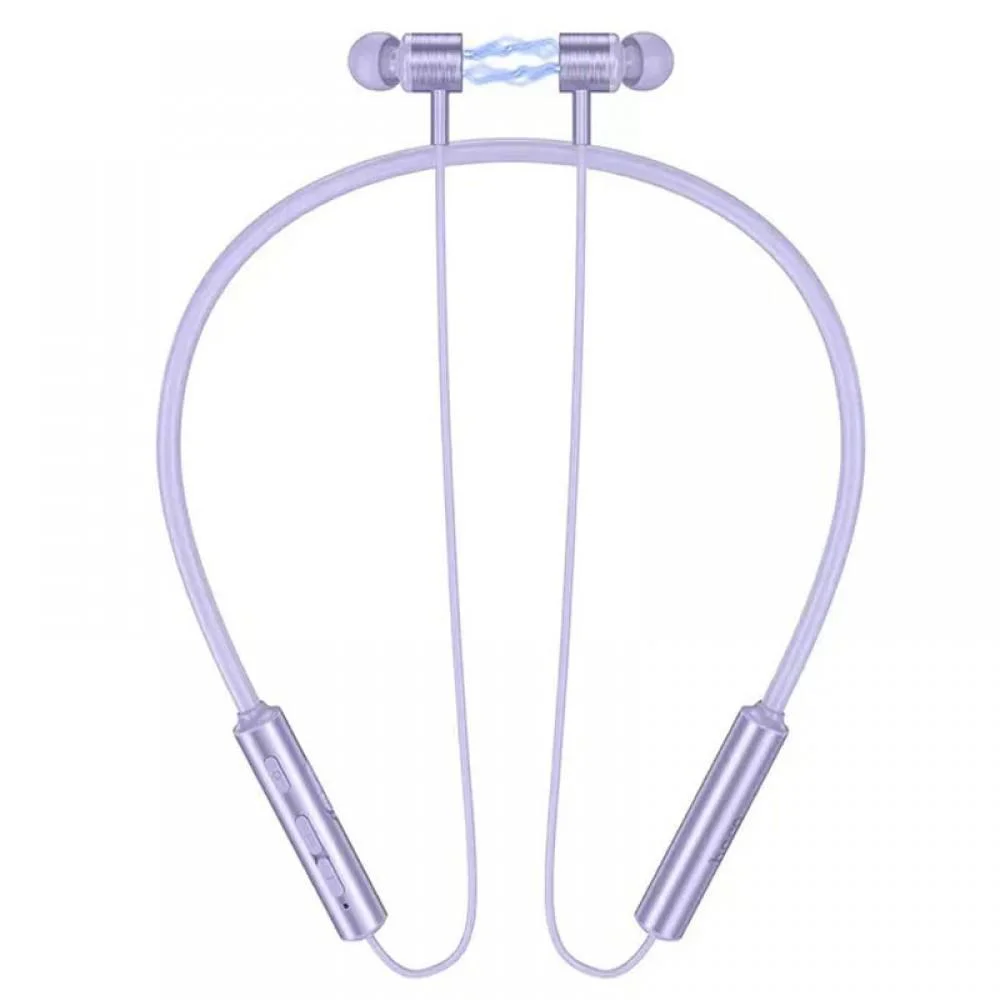 Bluetooth Навушники Hoco ES69 Platium neck-mounted Purple
