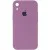 Чохол Silicone Case Square Full Camera Protective (AA) для Apple iPhone XR (6.1") Ліловий / Lilac Pride