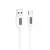 Дата кабель Borofone BX114 Structure USB to Type-C 3A (1m) White