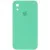 Чохол Silicone Case Square Full Camera Protective (AA) для Apple iPhone XR (6.1") Зелений / Spearmint