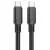Дата кабель Borofone BX81 Type-C to Type-C 60W (1m) Чорний Дата кабель Borofone BX81 Type-C to Type-C 60W (1m) Чорний