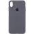 Чохол Silicone Case Full Protective (AA) для Apple iPhone X / XS (5.8") Сірий / Dark Gray Чохол Silicone Case Full Protective (AA) для Apple iPhone X / XS (5.8") Сірий / Dark Gray