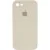 Чохол Silicone Case Square Full Camera Protective (AA) для Apple iPhone 7/8/SE (2020) (4.7") Бежевий / Antique White