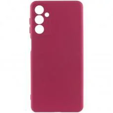 Чохол TPU GETMAN Liquid Silk Full Camera для Samsung Galaxy M34 5G Бордовий / Marsala