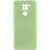 Чохол TPU GETMAN Liquid Silk Full Camera для Xiaomi Redmi Note 9 / Redmi 10X Зелений / Pistachio