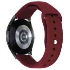 Силіконовий ремінець Sport для Smart Watch 20mm Бордовий / Maroon