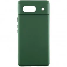 Чохол Silicone Cover Ummi Lakshmi Full Camera (AA) для Google Pixel 7a Зелений / Dark green