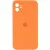 Чохол Silicone Case Square Full Camera Protective (AA) для Apple iPhone 11 (6.1") Помаранчевий / Papaya Чохол Silicone Case Square Full Camera Protective (AA) для Apple iPhone 11 (6.1") Помаранчевий / Papaya