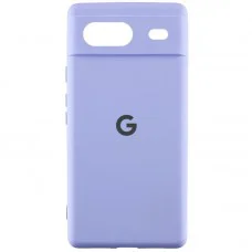 Чохол Silicone Cover Lakshmi Full Camera (AAA) with Logo для Google Pixel 8a Бузковий / Dasheen