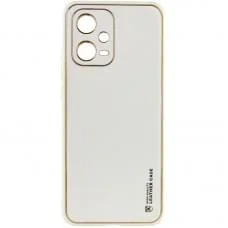 Шкіряний чохол Xshield для Xiaomi Poco X5 5G / Redmi Note 12 5G Білий / White