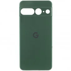 Чохол Silicone Cover Lakshmi Full Camera (AA) with logo для Google Pixel 8 Зелений / Dark green
