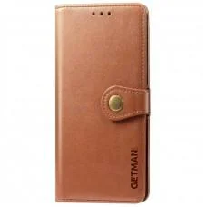 Шкіряний чохол-книжка GETMAN Gallant (PU) для Samsung Galaxy A05 Коричневий