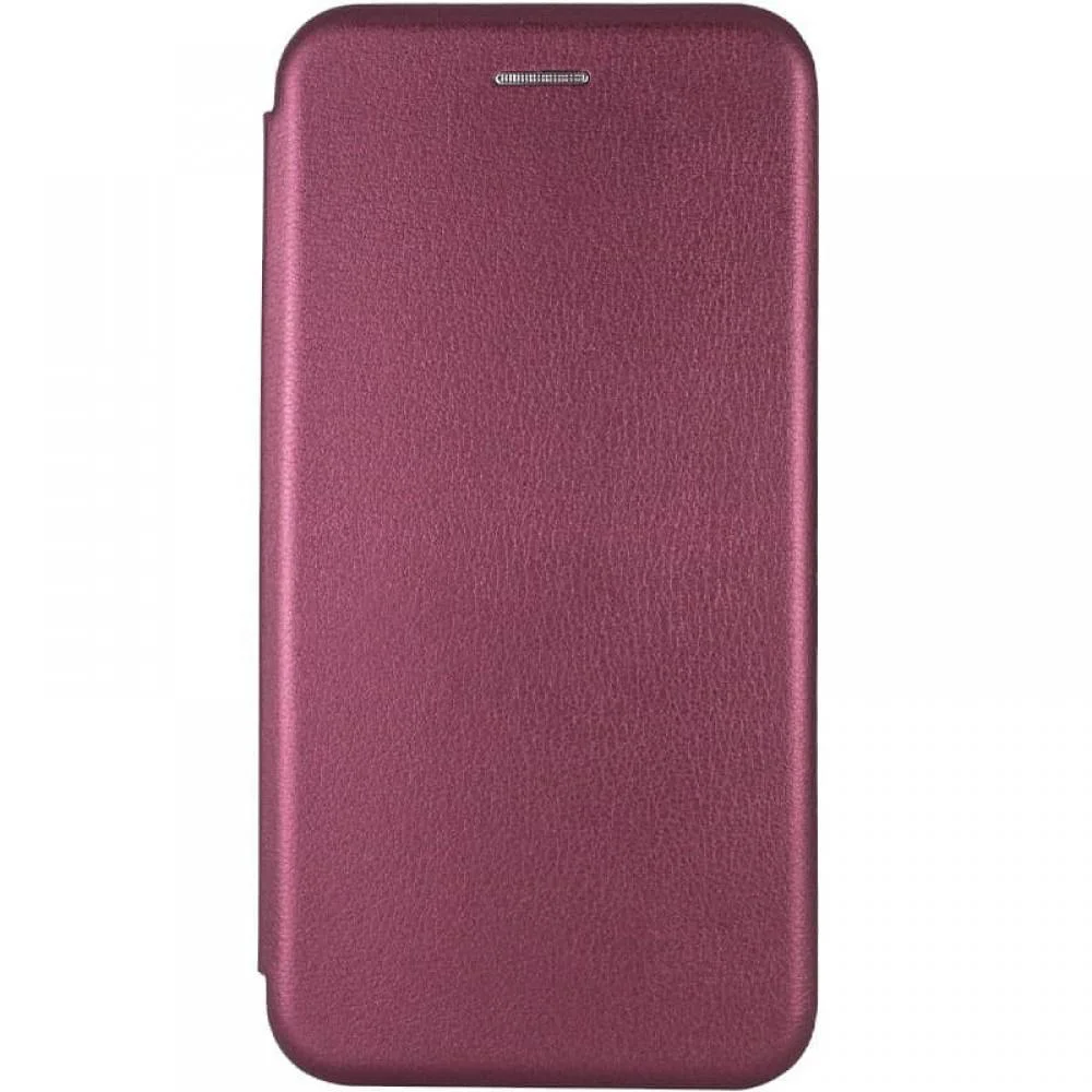 Шкіряний чохол-книжка Classy для Oppo A38 / A18 Бордовий