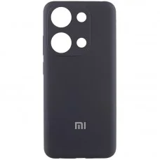 Чохол Silicone Cover Lakshmi Full Camera (AA) with logo для Xiaomi Redmi Note 13 4G Чорний / Black