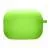 Силіконовий футляр з мікрофіброю для навушників Airpods Pro 2 Салатовий / Neon green