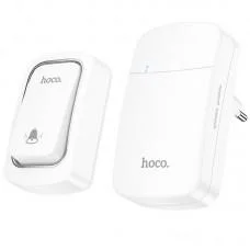 Дверний звонок Hoco HI26 EcoBell self-powered wireless doorbell White