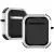 Футляр протиударний Black ed. для навушників Airpods 1/2 White