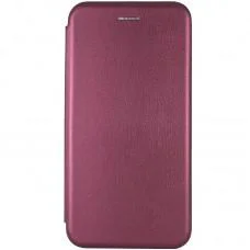 Шкіряний чохол (книжка) Classy для Xiaomi Redmi 10C Бордовий
