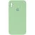 Чохол Silicone Case Square Full Camera Protective (AA) для Apple iPhone XS Max (6.5") М'ятний / Mint