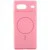 Чохол Silicone Cover Lakshmi Full Camera (AA) with MagFit для Google Pixel 7a Рожевий / Light pink